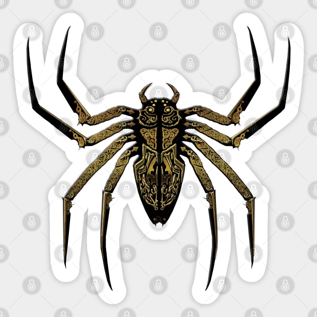 spider Sticker by KHMISSA ART